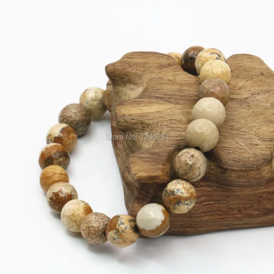 8 мм натуральный камень аксессуары браслет бусы ручная работа Модные женские