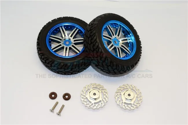 1/18 Traxxas 4WD latrax Титон/SST сплав задний тормоз диск + 5.5 мм толщиной колес и шин-
