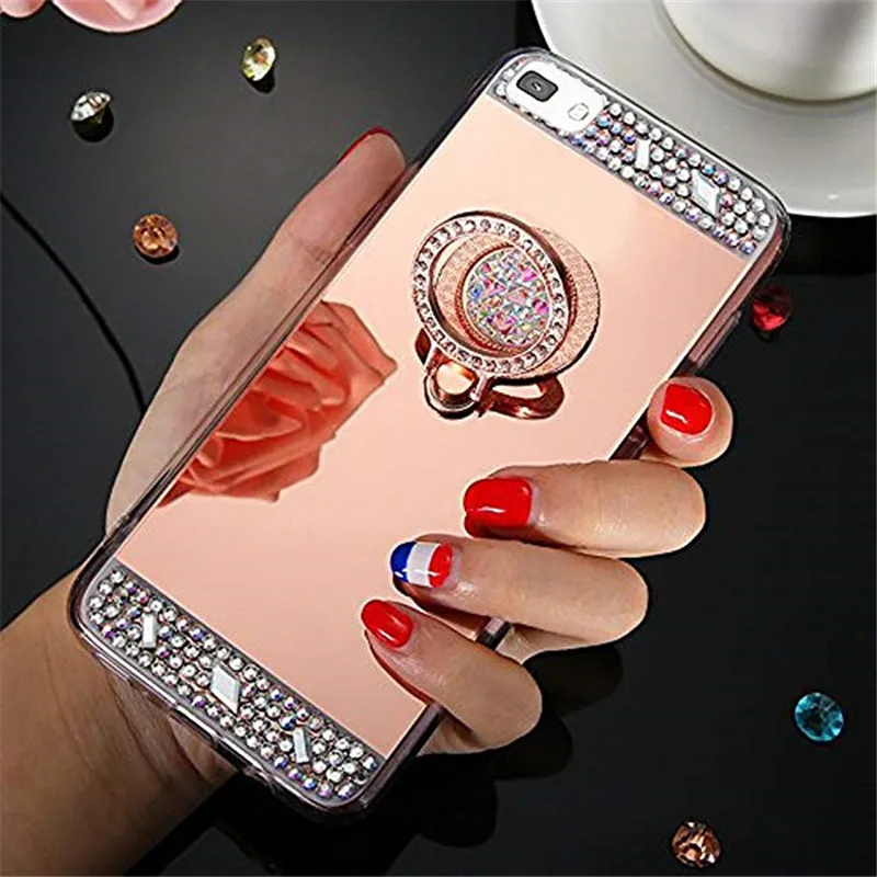 Горный хрусталь чехол для телефона для Red mi Note 7 Note 6 pro Note 5 6 6A S2 6Pro mi 9 8SE 8 Lite Max 3 mi x 2 s 6X A2 F1 5S зеркало заднего вида Coque