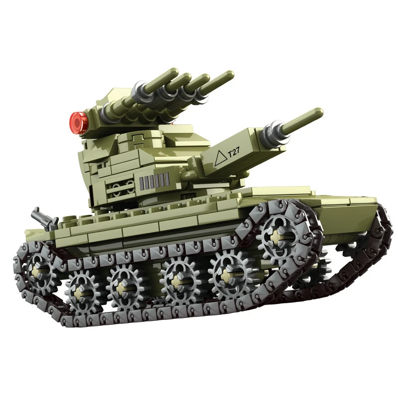 632pcs Army Model Tanks 4 In 1 Assemblage Building Blocks Set Compatible Legoed Military Weapon Tank Diy Bricks Children Toys | Игрушки и