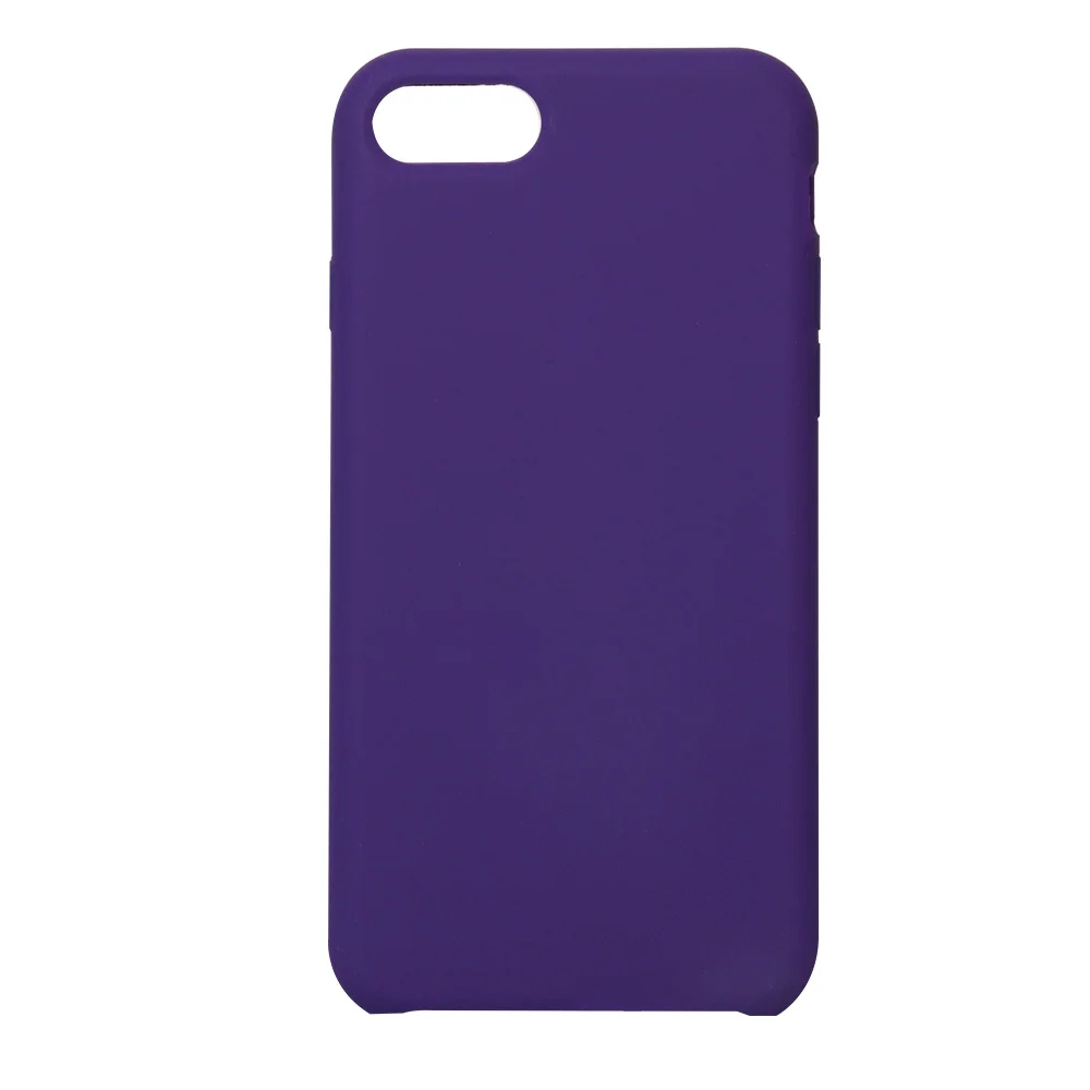 30.Purple Ikase Store жидкий силиконовый чехол для мобильного телефона для iphone x xr xs max мягкое Сенсорное покрытие из микрофибры чехол для iphone 8 7 6 6s plus - Цвет: 30.Purple