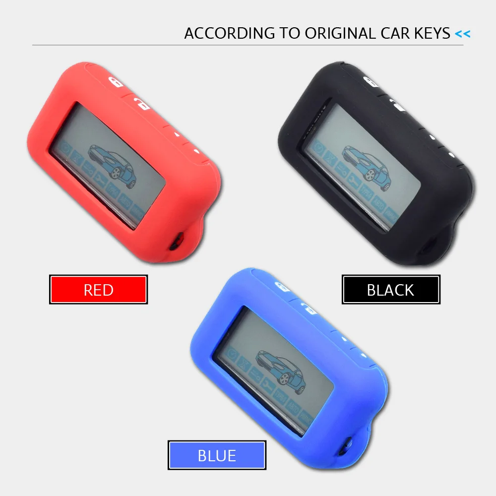 ATOBABI E96 силиконовый чехол для ключей Starline E95 E66 E96 E63 E93 E60 E61 E90 E91 двухсторонняя автомобильная система охранной сигнализации ЖК-пульт дистанционного управления