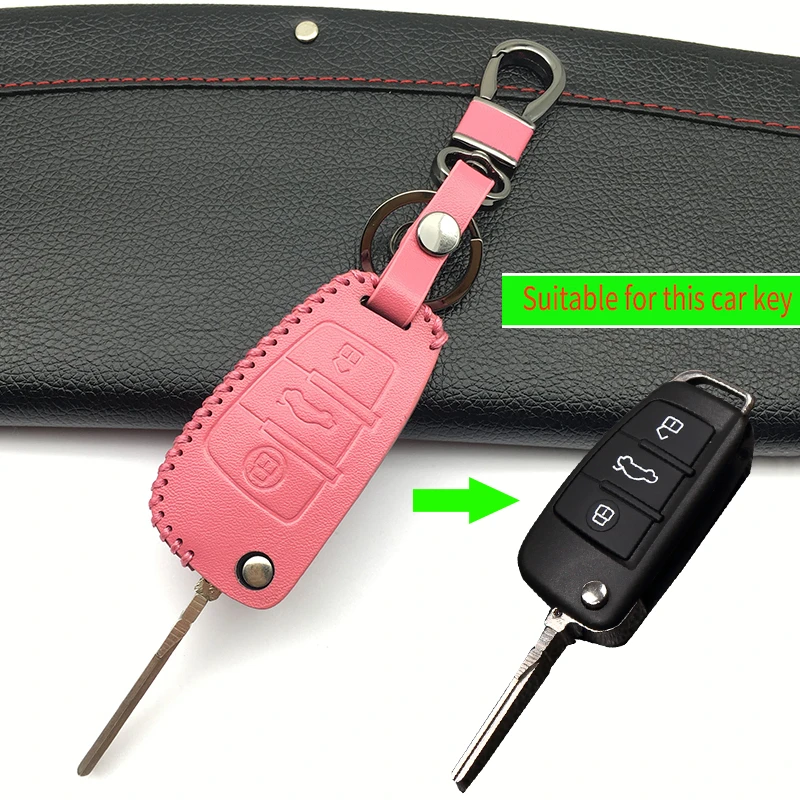 2017 Новейший автомобильный Стайлинг чехол для ключей подходит Audi A3 S3 S4 S5 audi TT TTS Q2 и