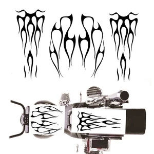 Виниловая наклейка с пламенем для бака и крыла