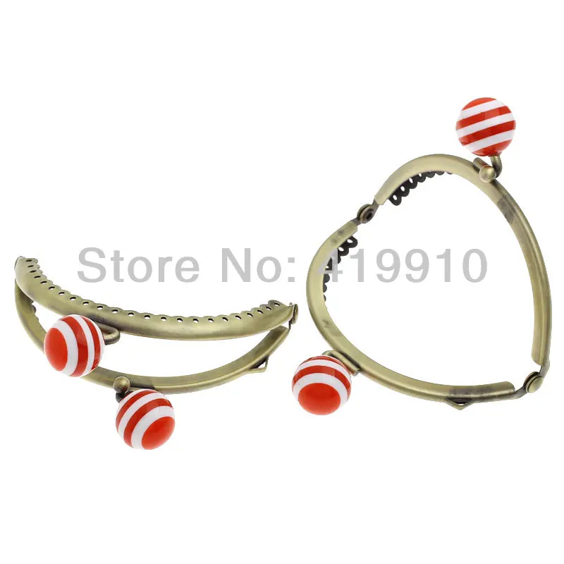 Металлическая оправа с застежкой Kiss Arch для кошелька ручки замком антикварная