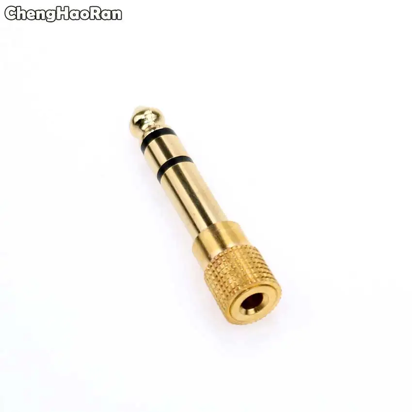 ChengHaoRan 4 шт. 6 35 мм 1/4 &quotштекер 3 5 1/8&quot Женский аудио адаптер 35-3 Джек стерео