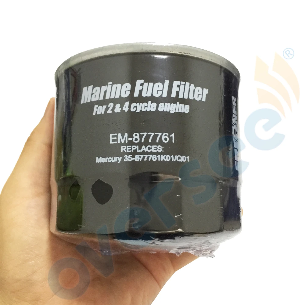 

OVERSEE EM-877761 Outboard Oil Filter For Mercury Mariner 75-115hp (35-877761Q01/35-877761K01)Outboard Engine