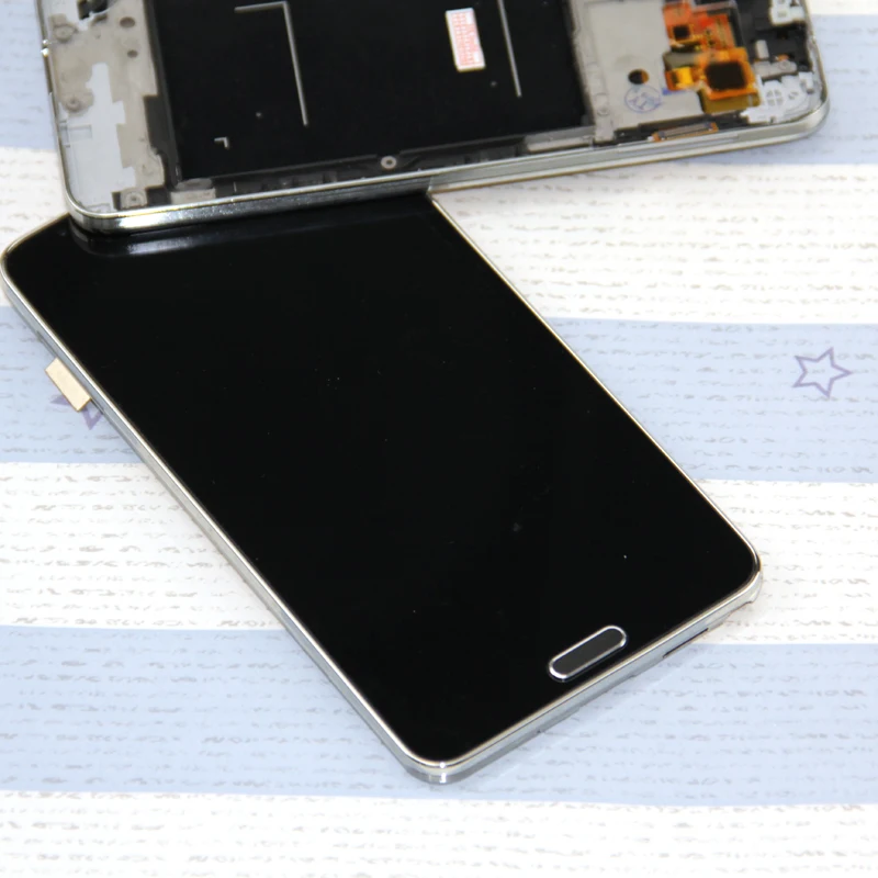 Черный Белый для Samsung Note 3 N9005 ЖК-экран Galaxy iii Note3 ЖК-дисплей + сенсорный экран