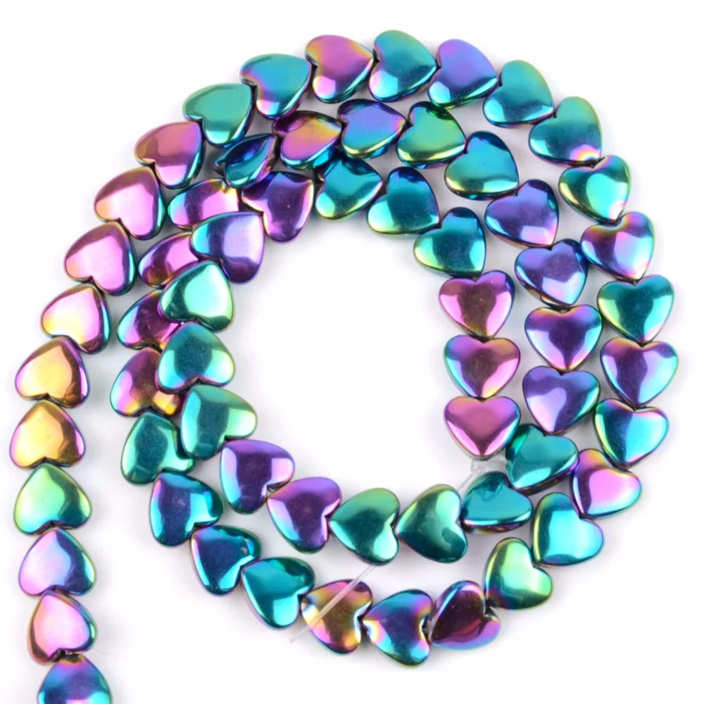 Wholesale 6*5mm Heart Shape Hematite Beads Diy Bracelet Necklace Jewellery Natural Stone For Making Jewelry Accessories | Украшения и