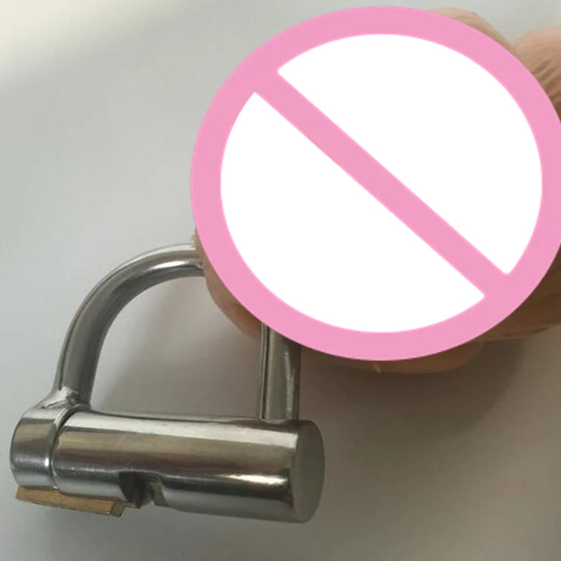 Мужской Целомудрие устройство титана ПА прокол замок 3/5 мм рычаг блокировки секс