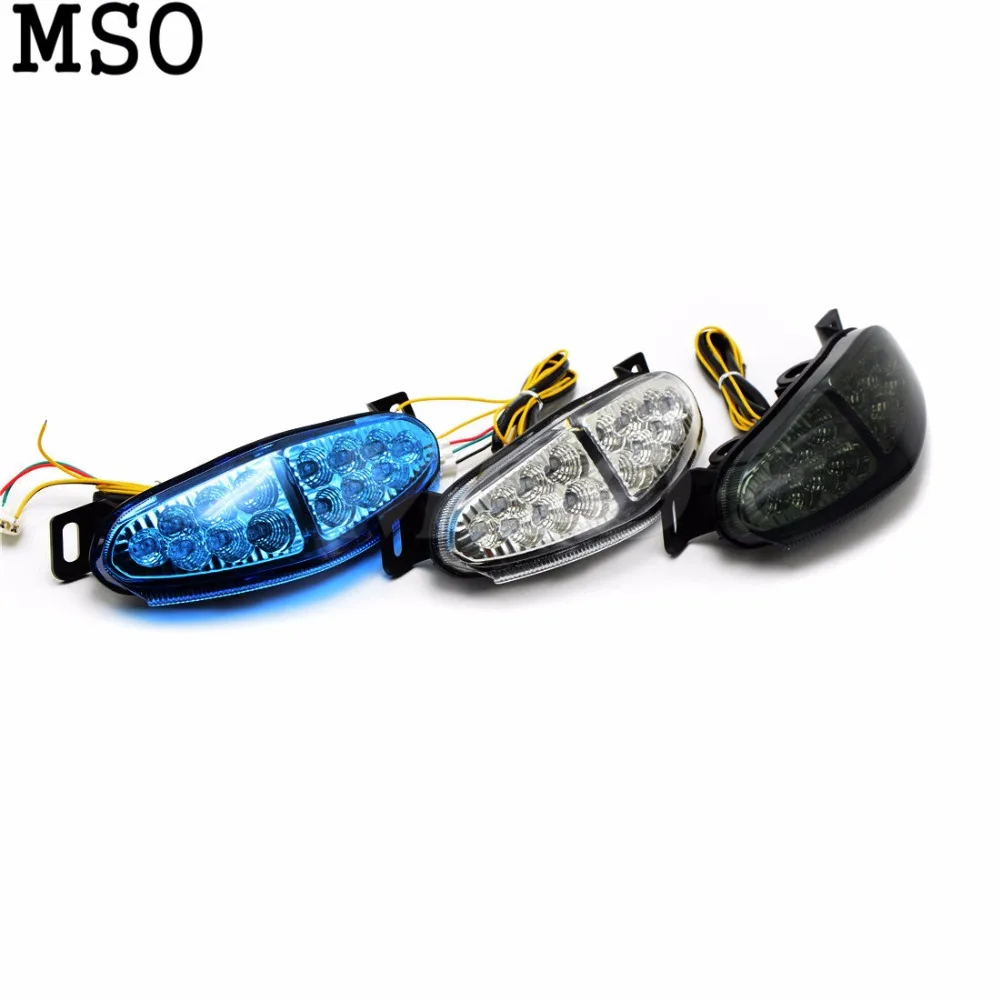 Fit all 166v motorcycle Motorcycle Integrated LED Tail Light Brake Turn signal Blinker For ninja 650r er6n 09-11 |