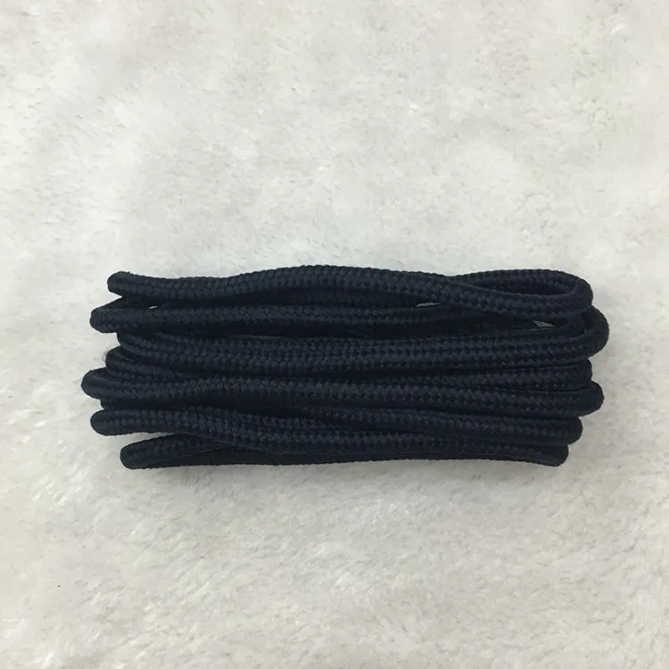 Dark blue 1 пара однотонных круглых шнурков; обувь из полиэстера наивысшего качества; однотонные классические кроссовки на шнурках с круглым носком; обувь; YD-1 - Цвет: Dark blue
