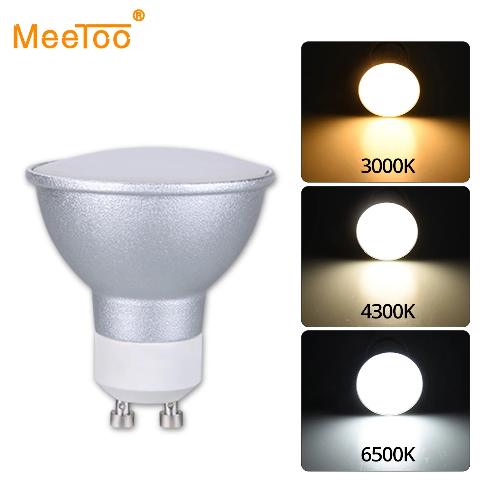 Светодиодный светильник GU10 с регулируемой яркостью SMD 3014 128 дюймов 7