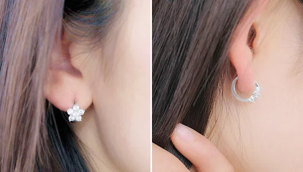 Ювелирные изделия корейский милый снег не хорошая личность кольцо для уха