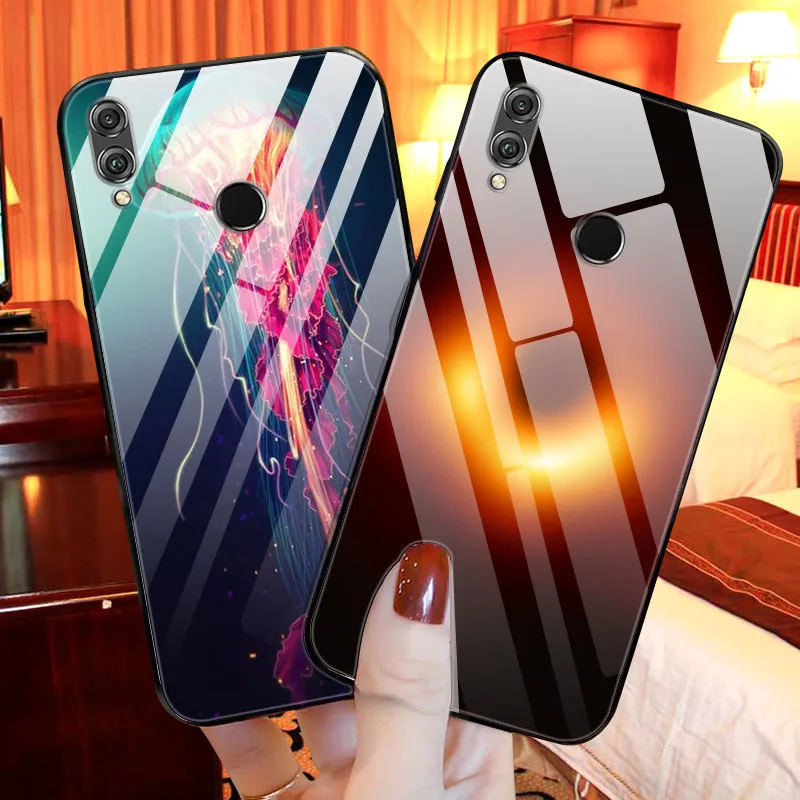 Чехол из закаленного стекла для Huawei honor 9 honor 9 lite, Мягкий бампер с 3D принтом, чехол для Huawei honor 9 Lite 9 Lite, чехол для телефона