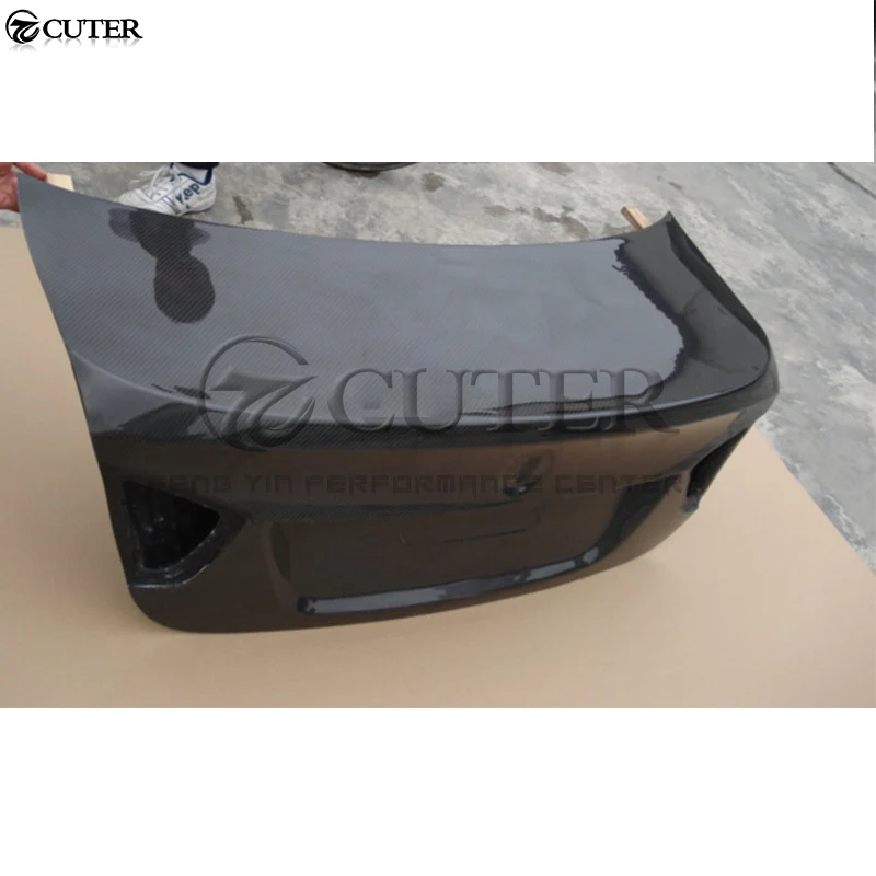 E90 3 серии 320i 325i 330i CSL Стиль углеродное волокно Задняя Крышка багажника капот