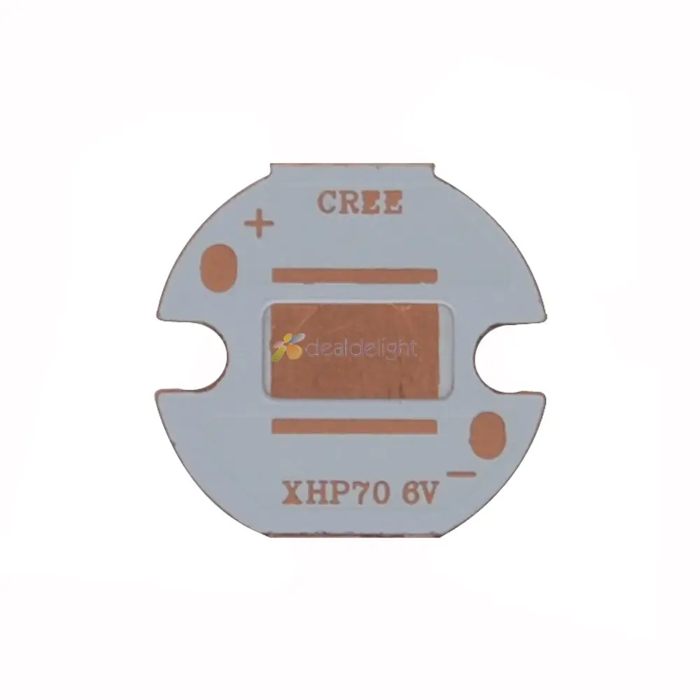Медная печатная плата 16 мм 20 Cree XPG XPG2 XPE XPE2 XML XML2 XHP50 XHP70 MKR светодиодная x 1 6 медная
