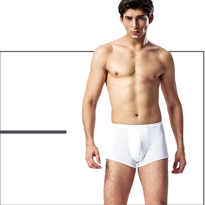 4Pcs/Lot Brand Calvin Boxers Men Underwears Modal Sexy 3D U Cuecas Male Underpants Shorts Fashion Man Boxer for gay 7XL | Мужская одежда