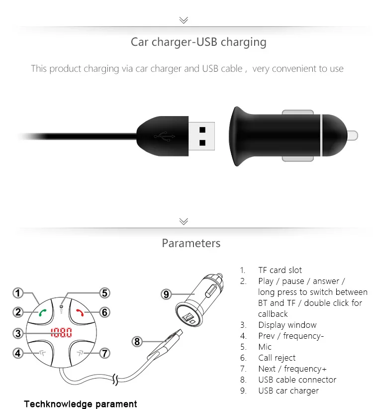 FM29C Bluetooth автомобильный комплект громкой связи fm-передатчик A2DP беспроводной Автомобильный MP3-плеер Поддержка SD TF воспроизведение музыки для телефона ЖК-дисплей
