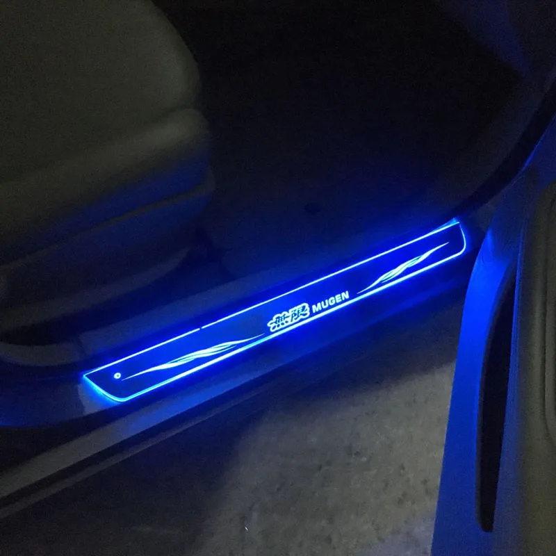 Подходит для Corolla Streaming Dynamic LED Lamp Door Welcome Pedal/Dynamic Lighting Vehicle Threshold Toyota ALTIS Rumion|Лепнина