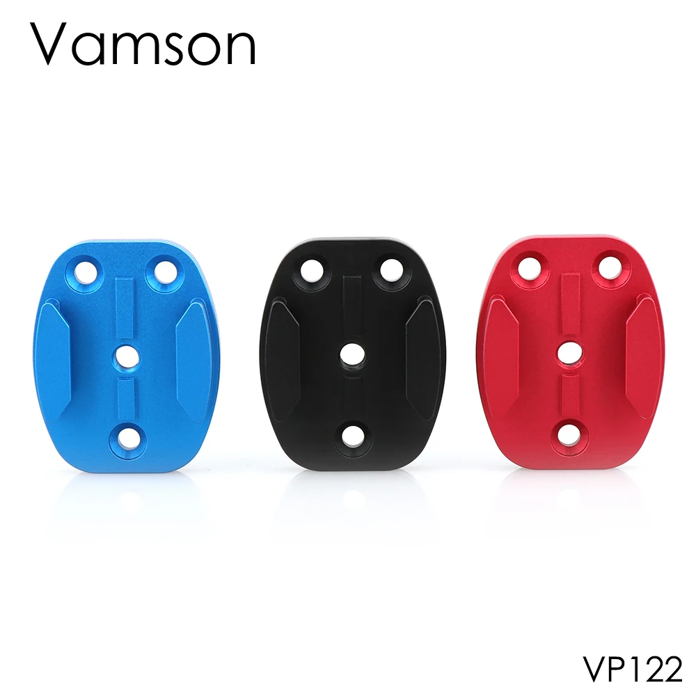Vamson аксессуары для Go Pro 6 5 4 3 плоское крепление с ЧПУ алюминиевый адаптер основа