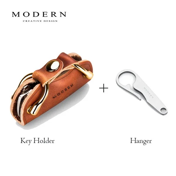 Key Holder Hanger Современный бренд, новинка, натуральная кожа, умный органайзер для ключей, брелок для ключей, кошелек, креативный, для путешествий, для мужчин и женщин, подарок - Цвет: Key Holder Hanger