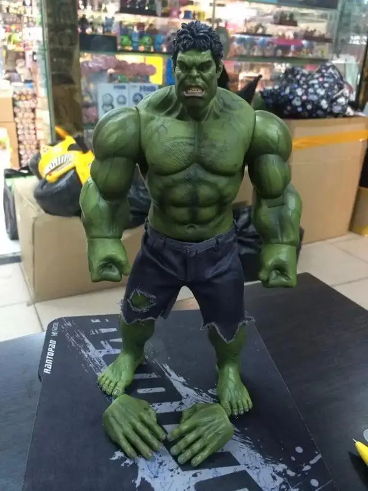 Marvel, Мстители, супергерои, Халк, 1/6, масштабные штаны, можно снять, ПВХ, фигурка, Коллекционная модель, игрушки, 26 см, KT1332