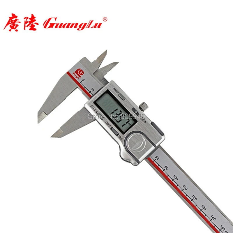 Guanglu брендовый Электронный штангенциркуль 0 150 мм 6 дюймов АБС пластик цифровой