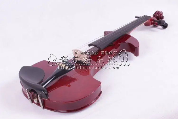 

one new electronic violin red color 4 string 4/4