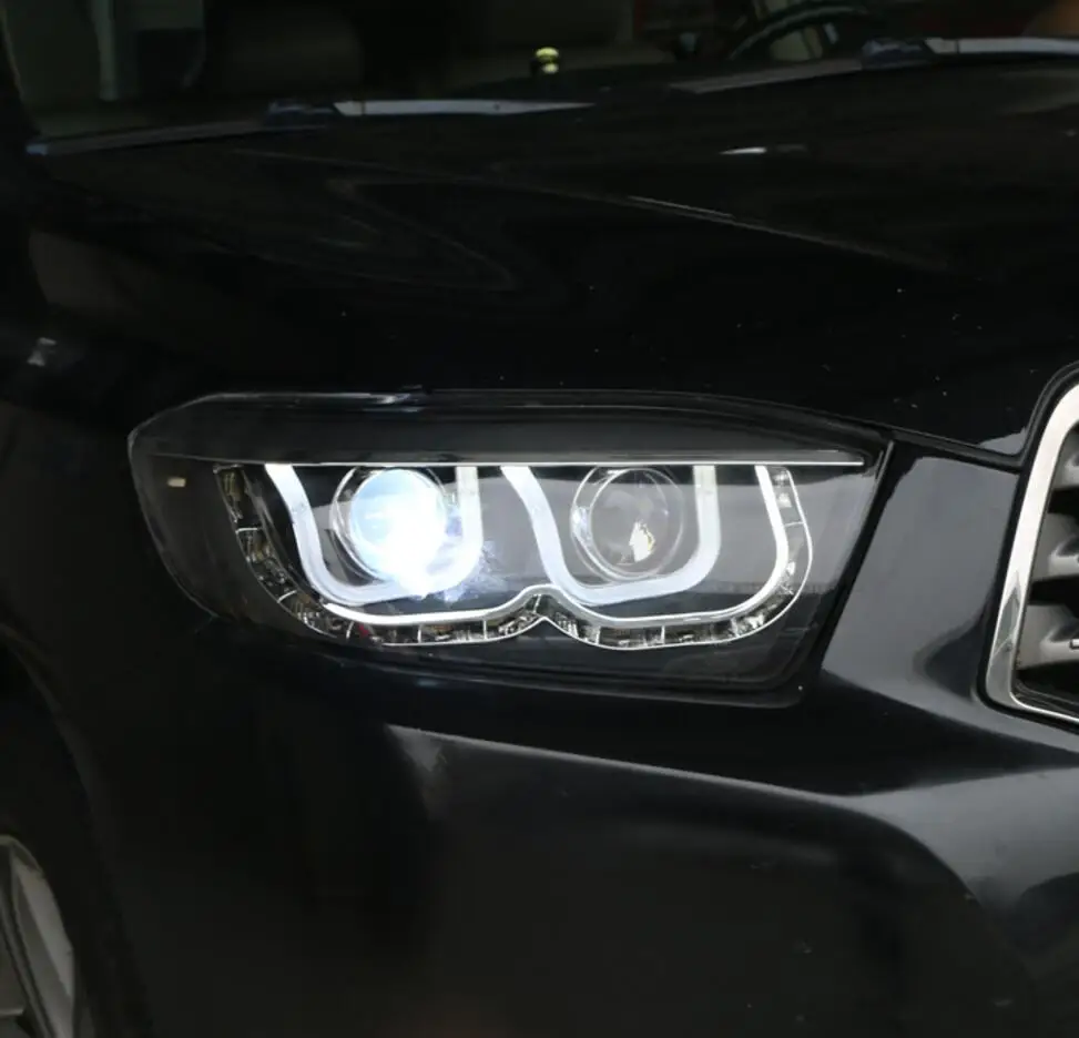 Светодиодный головной светильник s для Toyota Highlander 2009-2011 Автомобильный
