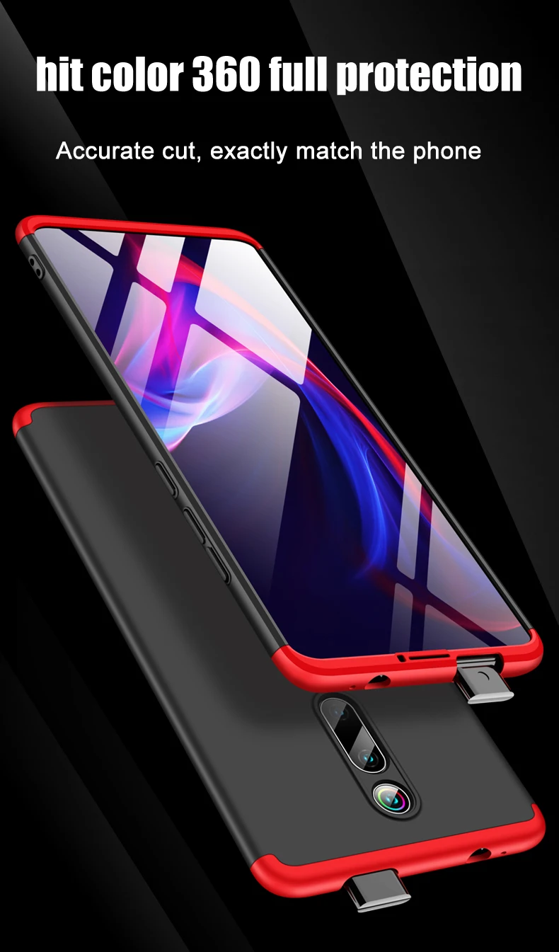 Чехол для Xiao mi Red mi K20 Pro mi 9T Pro mi 9T K20, чехол-бампер 360, роскошный защитный чехол из жесткого поликарбоната, защитный чехол