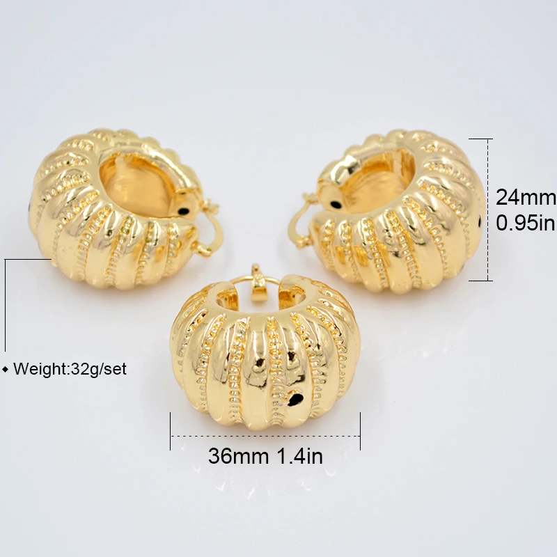 Sunny Jewelry большой обруч Женские Ювелирные наборы серьги кулон медь вечерние