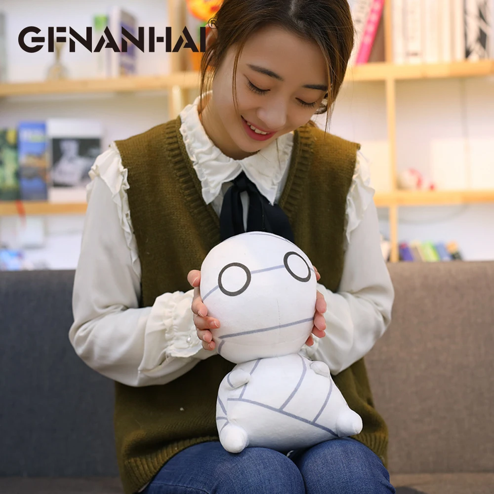 1 шт. 12 см Kawaii Big Eyes Mini Mummy плюшевый брелок игрушка мягкое аниме как держать мумию