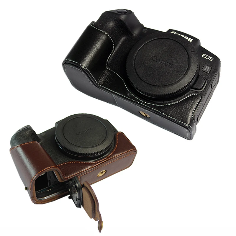 Чехол для камеры из натуральной кожи получехол Canon EOS RP r p с отверстием