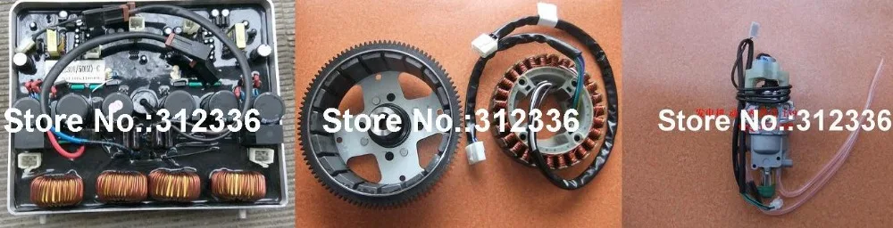 

Free Shipping 230V/50Hz IG6000 AVR DU50 Inverter Generator New model Carburator Alternator Assembly suit for kipor kama