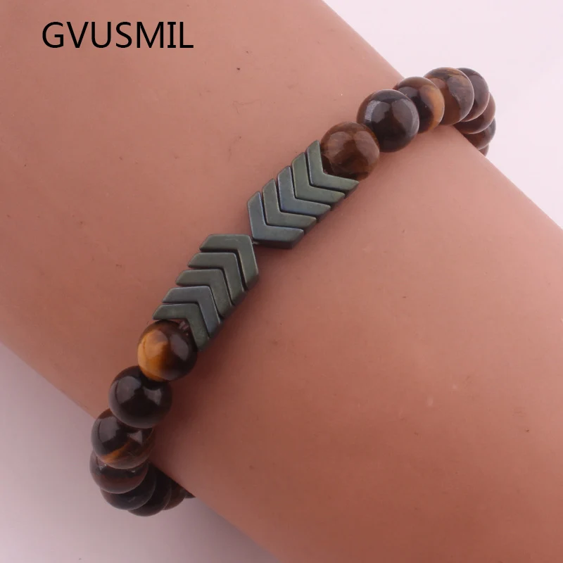 GVUSMIL Прямая поставка оптовая продажа тигровый глаз камень мужской натуральный