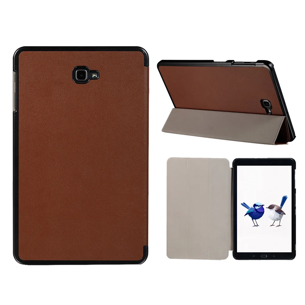 Ультратонкий складной умный мини чехол Besegad с подставкой для Samsung Galaxy Tab A T580 T585 T 580
