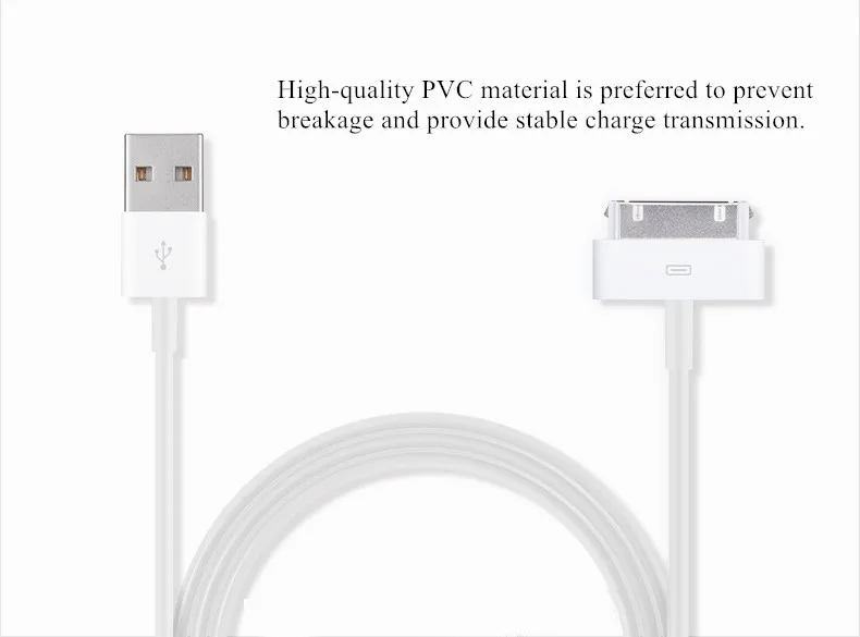 USB кабель для iPhone 4 s 4S 3g S 3g iPad 1 2 3 iPod Nano itouch 30 Pin Быстрая зарядка USB кабель зарядное устройство адаптер синхронизации данных шнур кабель usb провод для зарядки