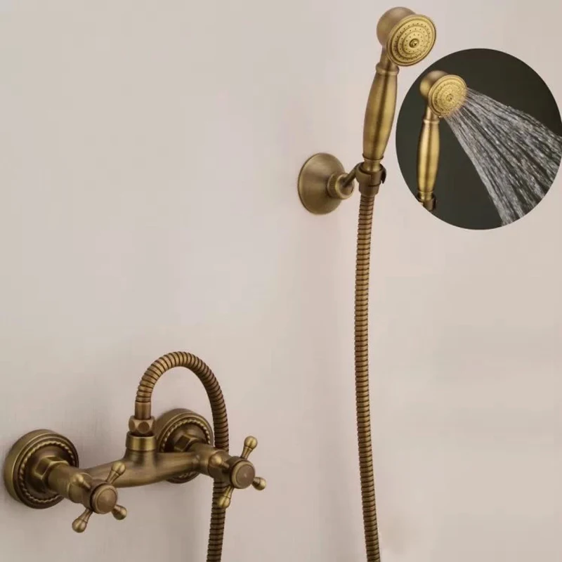 

BECOLA shower faucet antique bronze bathroom shower head kit and bathtub faucet shower set GZ-695