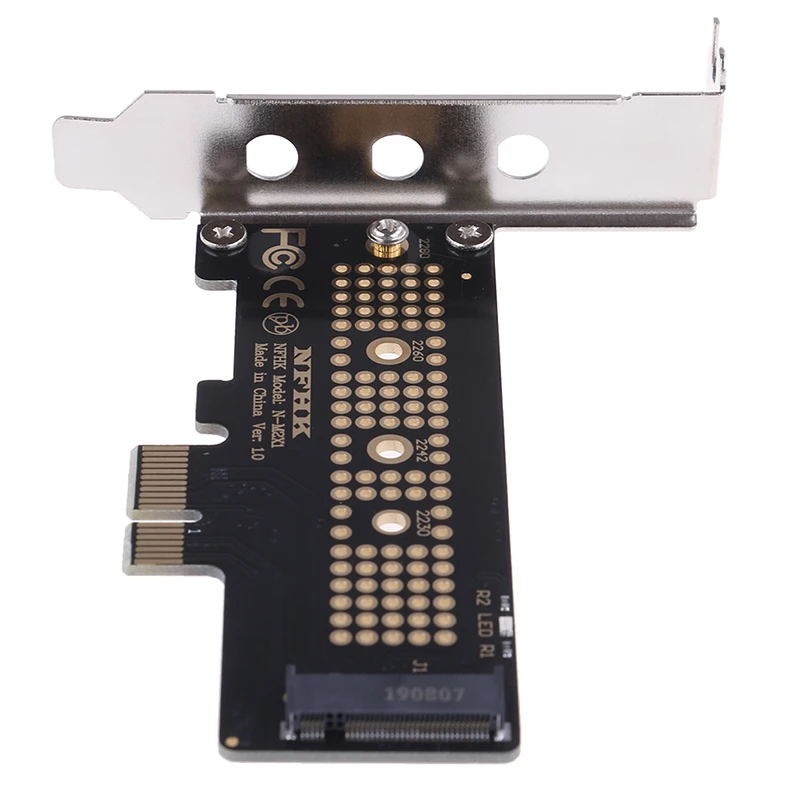 

Карта адаптера NVMe PCIe M.2 NGFF SSD на PCIe x1, PCIe x1 на M.2 карта с кронштейном, горячая распродажа