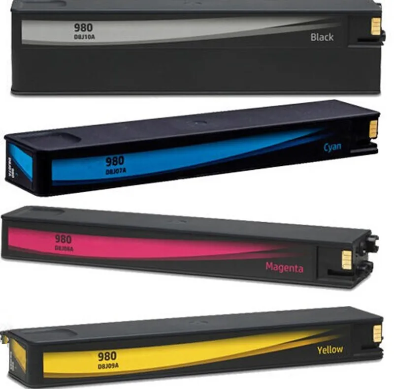 980 XL 980XL Замена чернильных картриджей для HP980 HP980XL Officejet Enterprise Цвет X555dn X555xh X585dn X585f