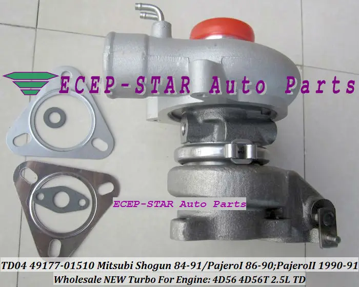 TD04 49177 01510 01511 турбокомпрессор с масляным охлаждением для Mitsubishi Pajero L200 L300 Delica Shogun