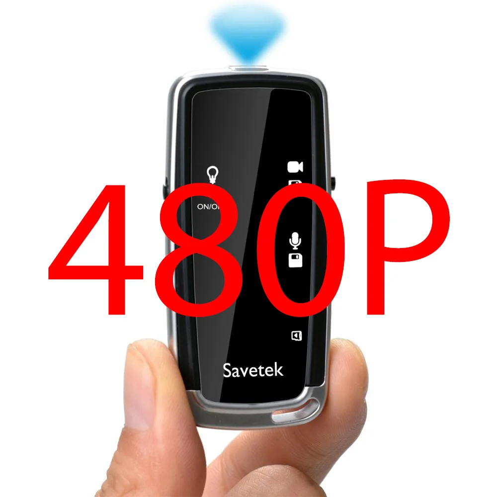480P Savetek мини камера видеокамера Цифровой Видео Диктофон брелок 480 P 720 P CMOS сенсор Видеокамера OTG кабель для телефона Android - Цвет: 480P
