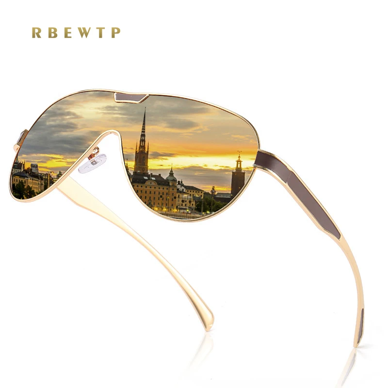 Очки авиаторы RBEWTP унисекс поляризационные солнцезащитные очки для вождения с