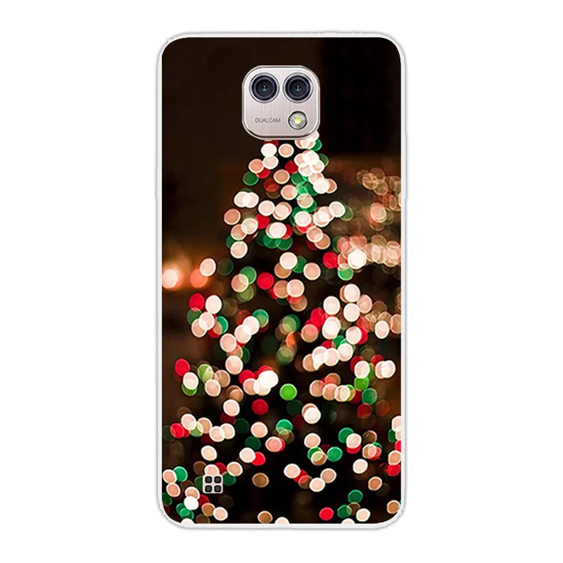 Чехол для LG X Cam роскошные рождественские Чехлы задней панели K580 K580DS силиконовый