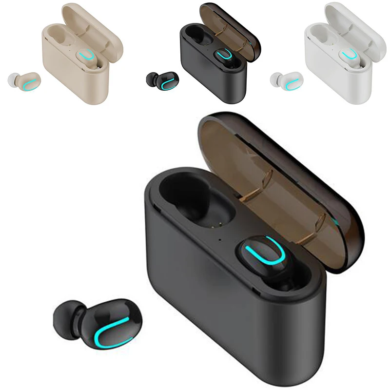 Bluetooth 5 0 наушники игровая гарнитура беспроводные свободные руки спортивные для PK