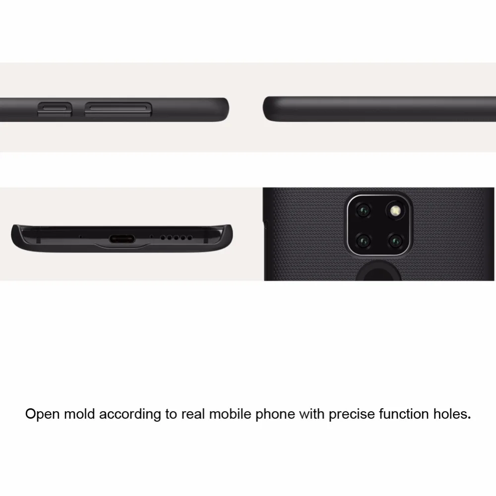

Huawei mate 20 Case Original NILLKIN Matte Super Frosted Shield Back Cover For Huawei mate 20 Case with retail package