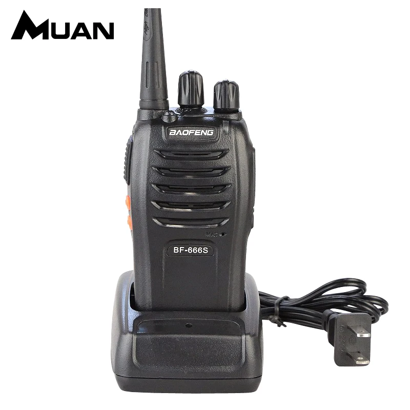 BaoFeng BF-666S Walkie Talkie Профессиональный CB радио 5 Вт UHF 400-470 мГц 16CH Любительское