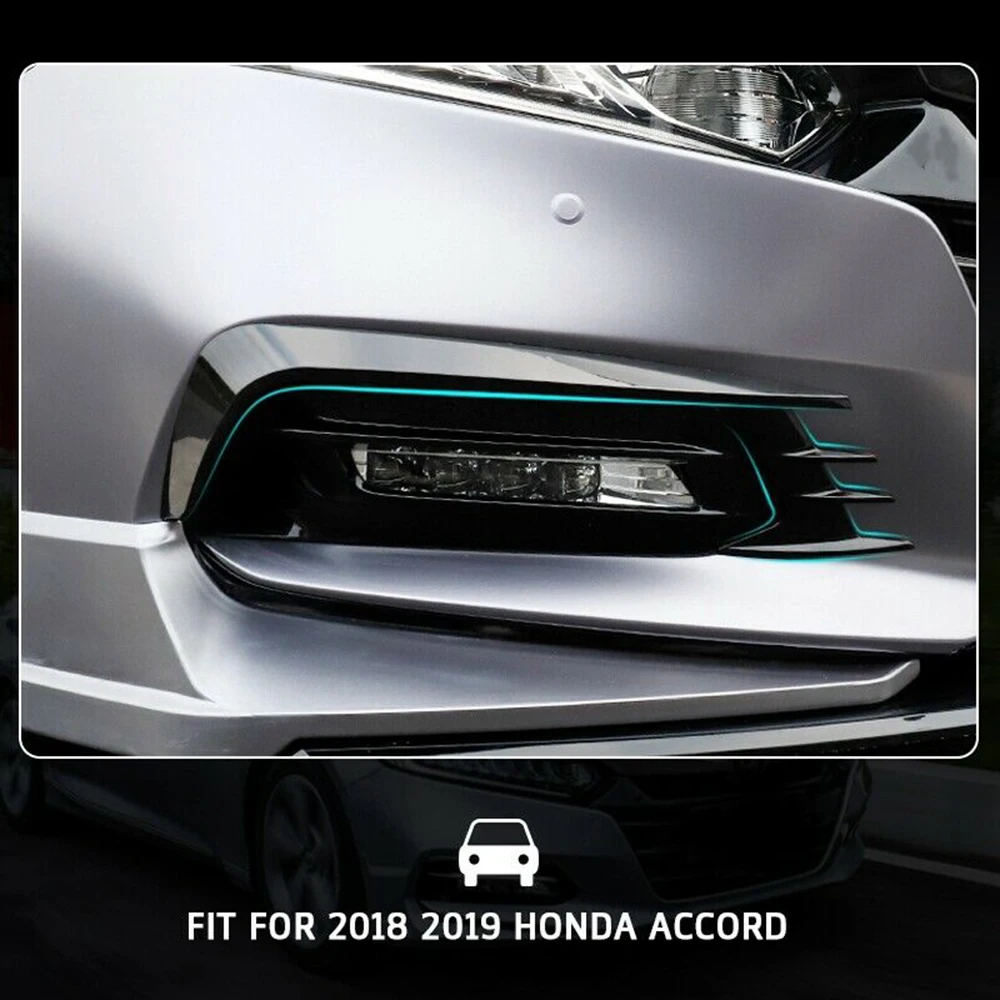 Аксессуары для экстерьера автомобиля Honda Accord 2018-2019 яркие черные передние