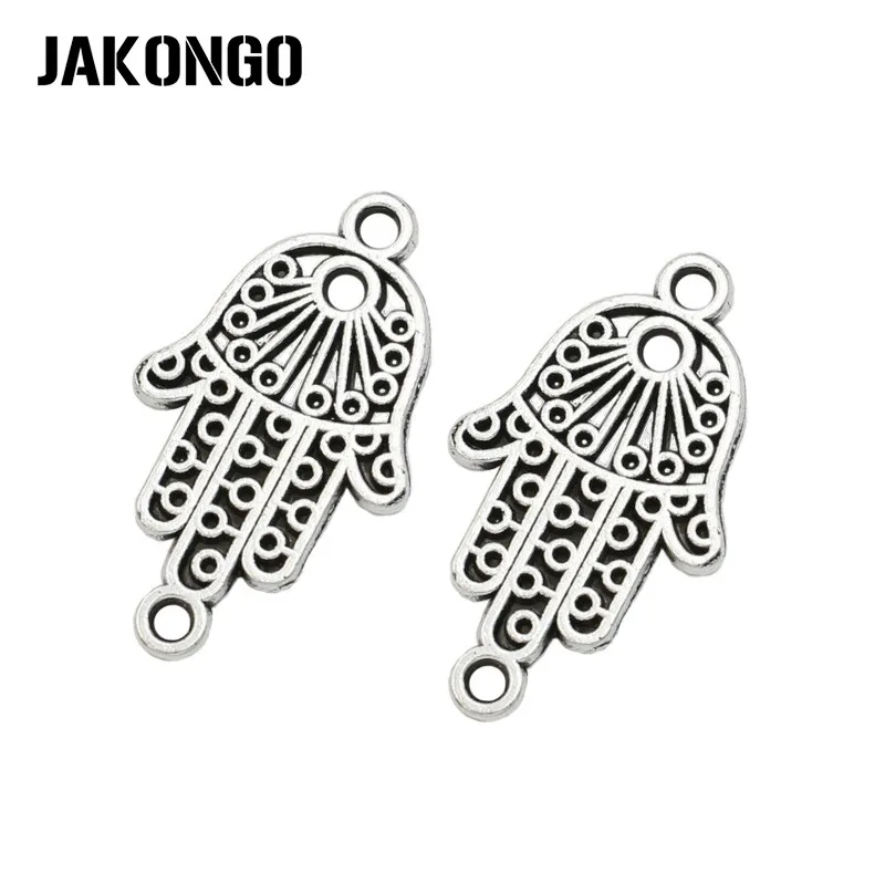 Посеребренные соединители для рукоделия JAKONGO изготовления ювелирных изделий